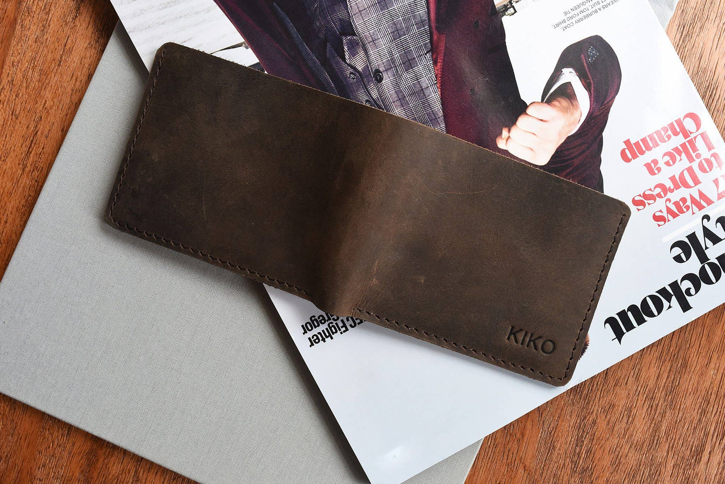 Brown Step Up Wallet