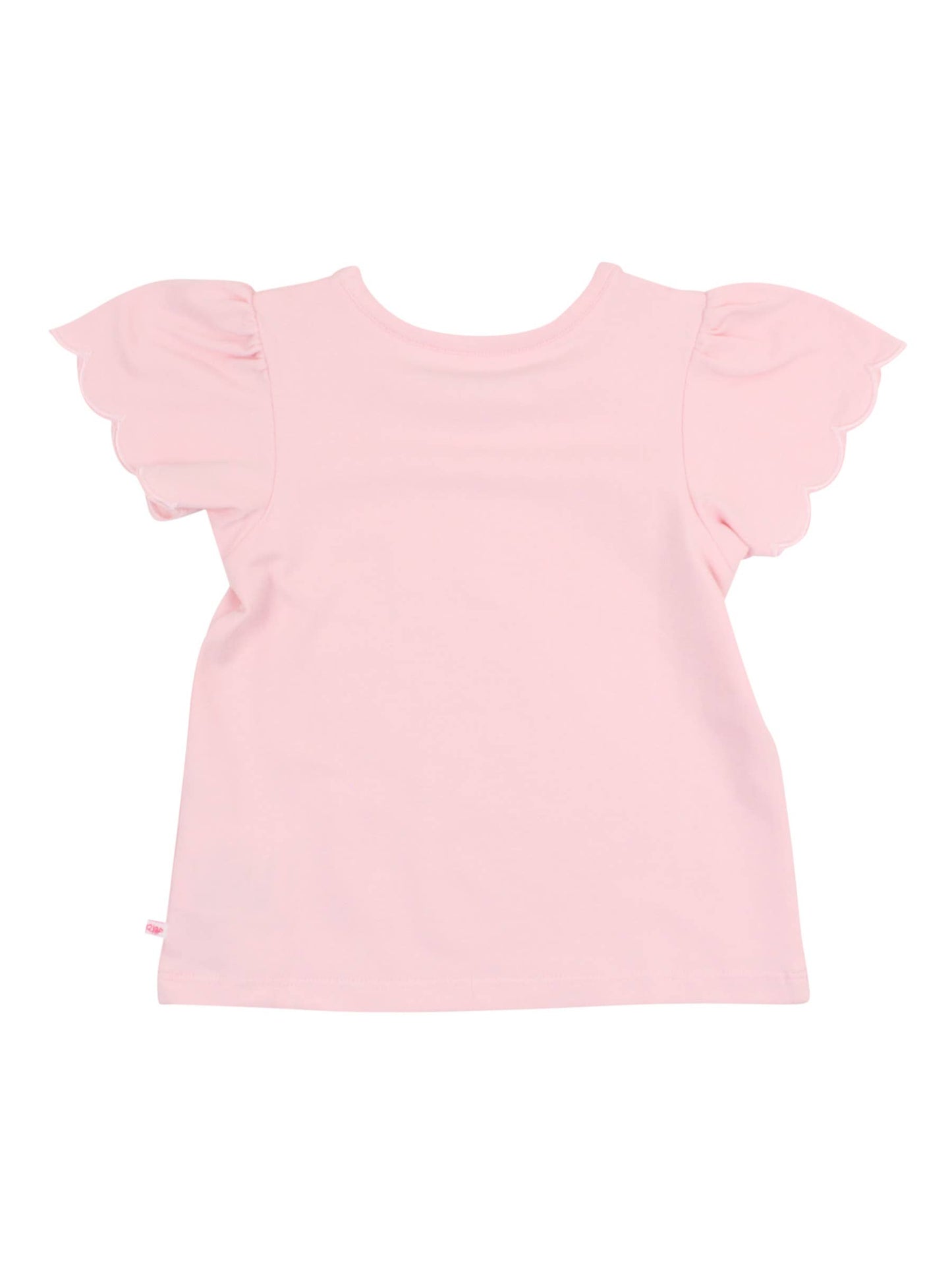 Girls Light Pink Scallop Tee