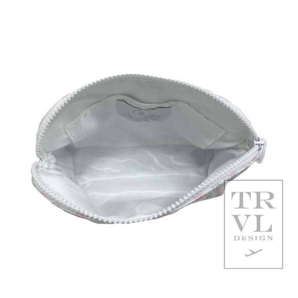 Goodie Cosmetic Bag - Ribbon Floral Pink: Ribbon Floral Pink