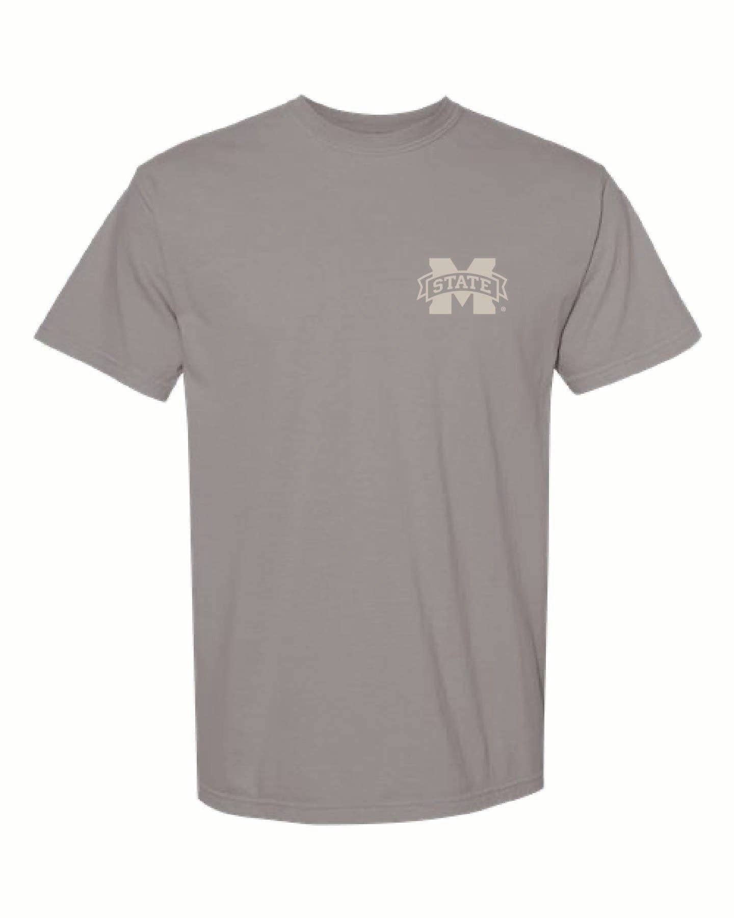 Msu State Camo Tee: Grey