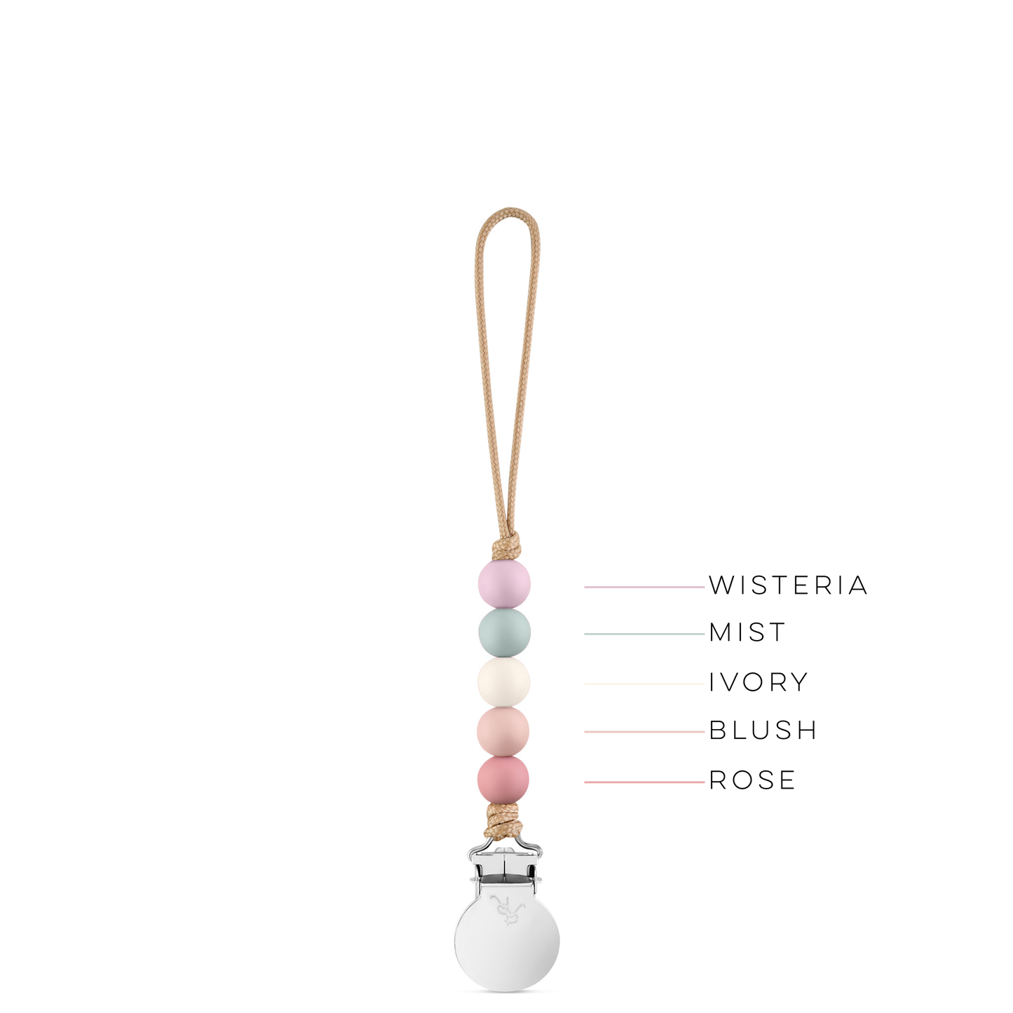 Quinn Cutie Clip (Pacifier Clip): Blossom