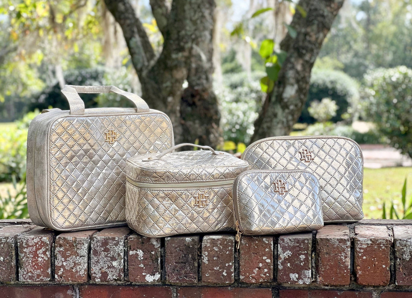 Hampton Train Case (Champagne Pop)