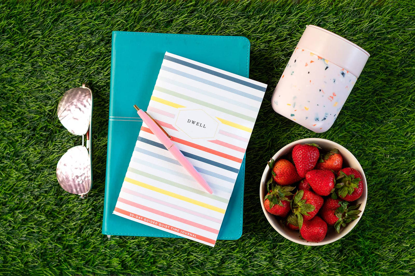 Bible Study Journal (Mini), Joyful Stripe