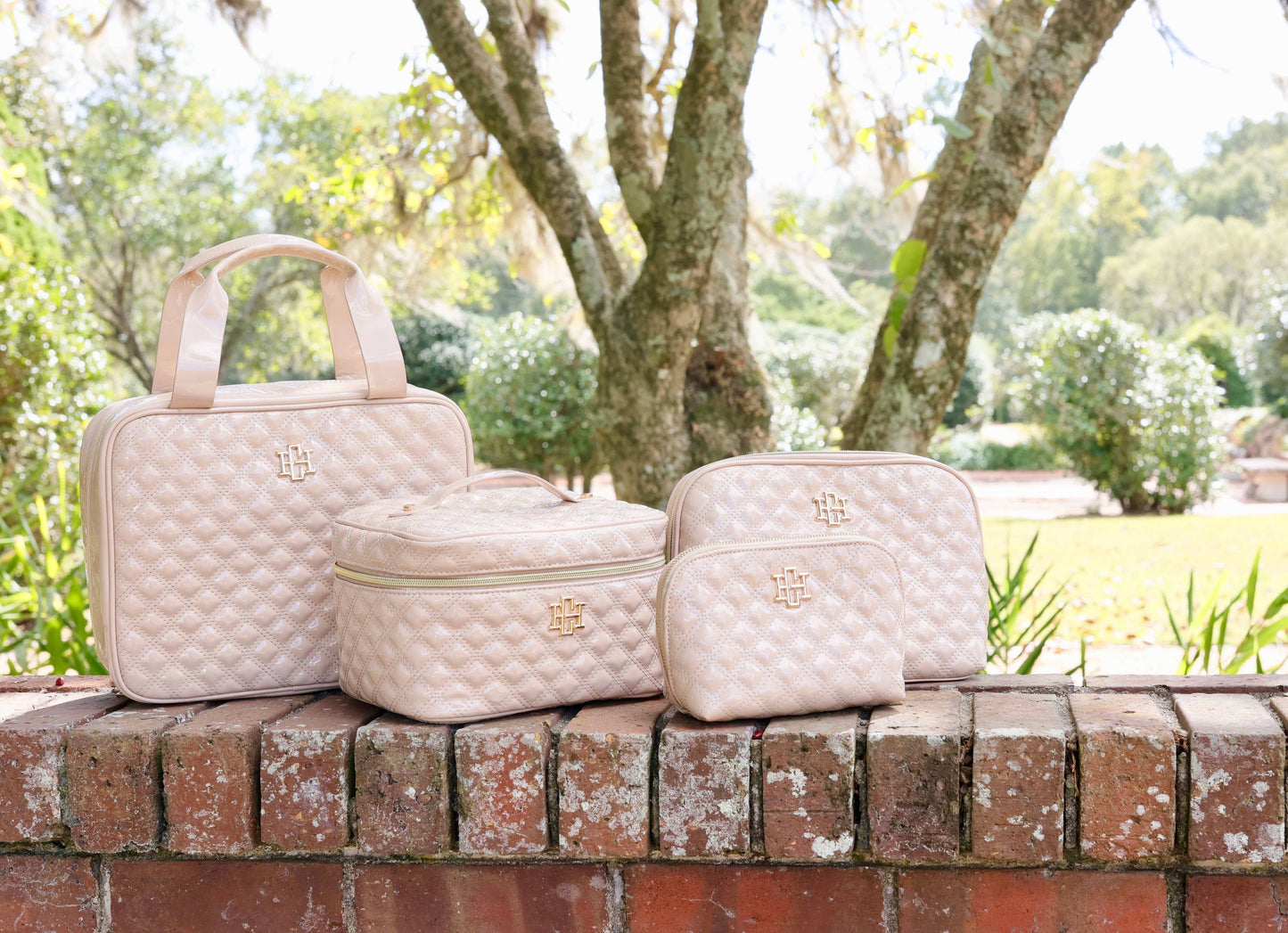 Hampton Train Case (Nude Patent)