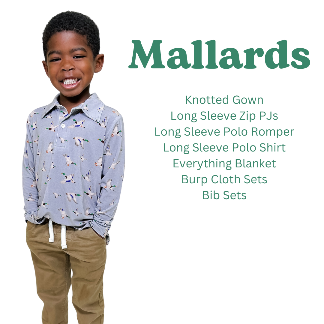 Mallards Ducks & Camo - Bib Set
