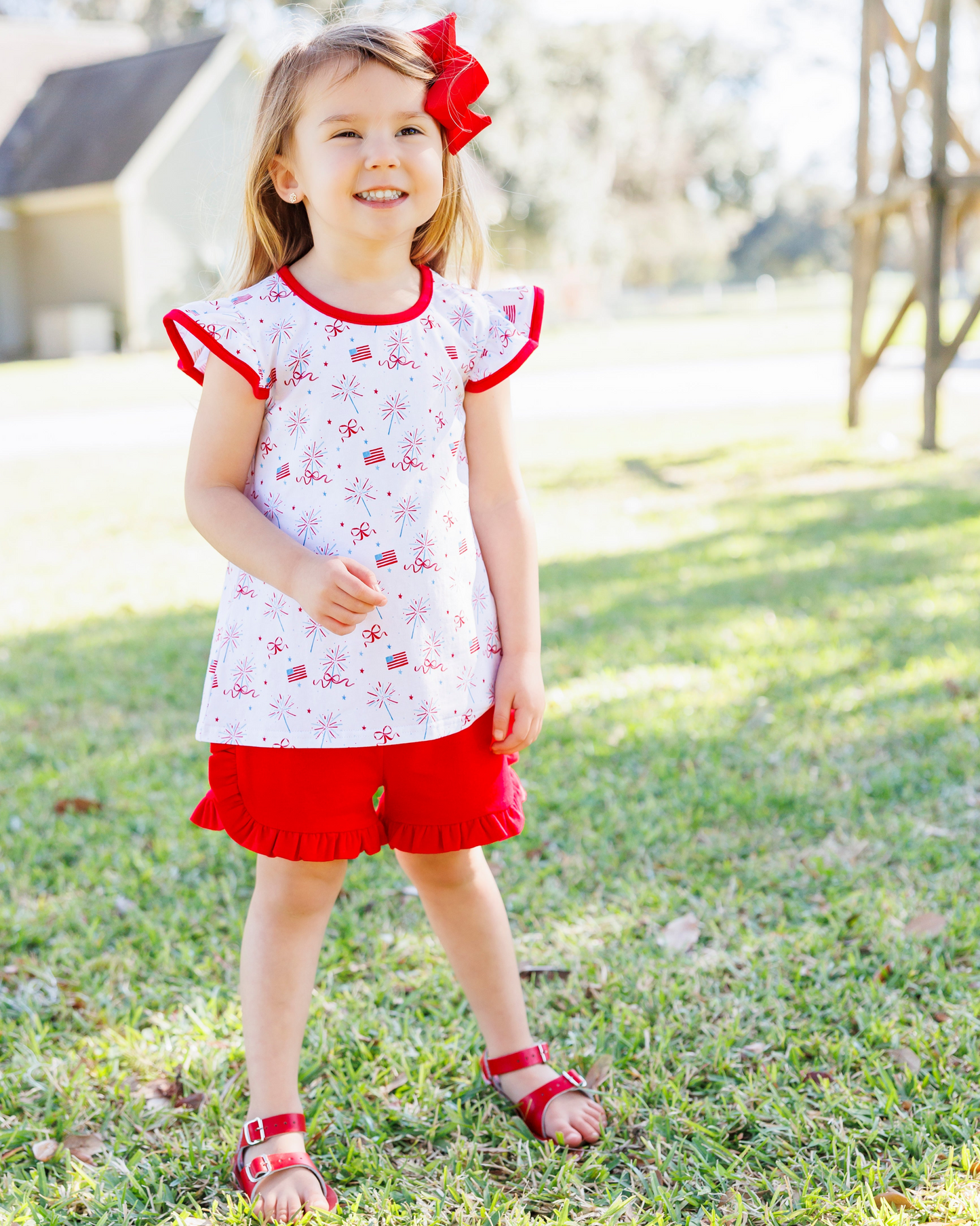 Fireworks & Freedom Flutter Short Set