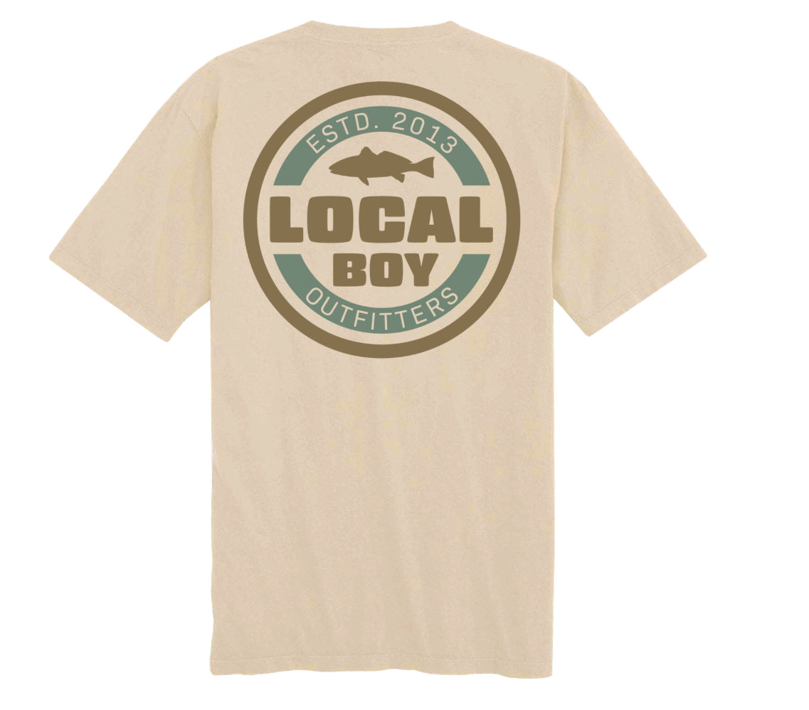 Local Boy Outfitters Classic Red Tee in Latte