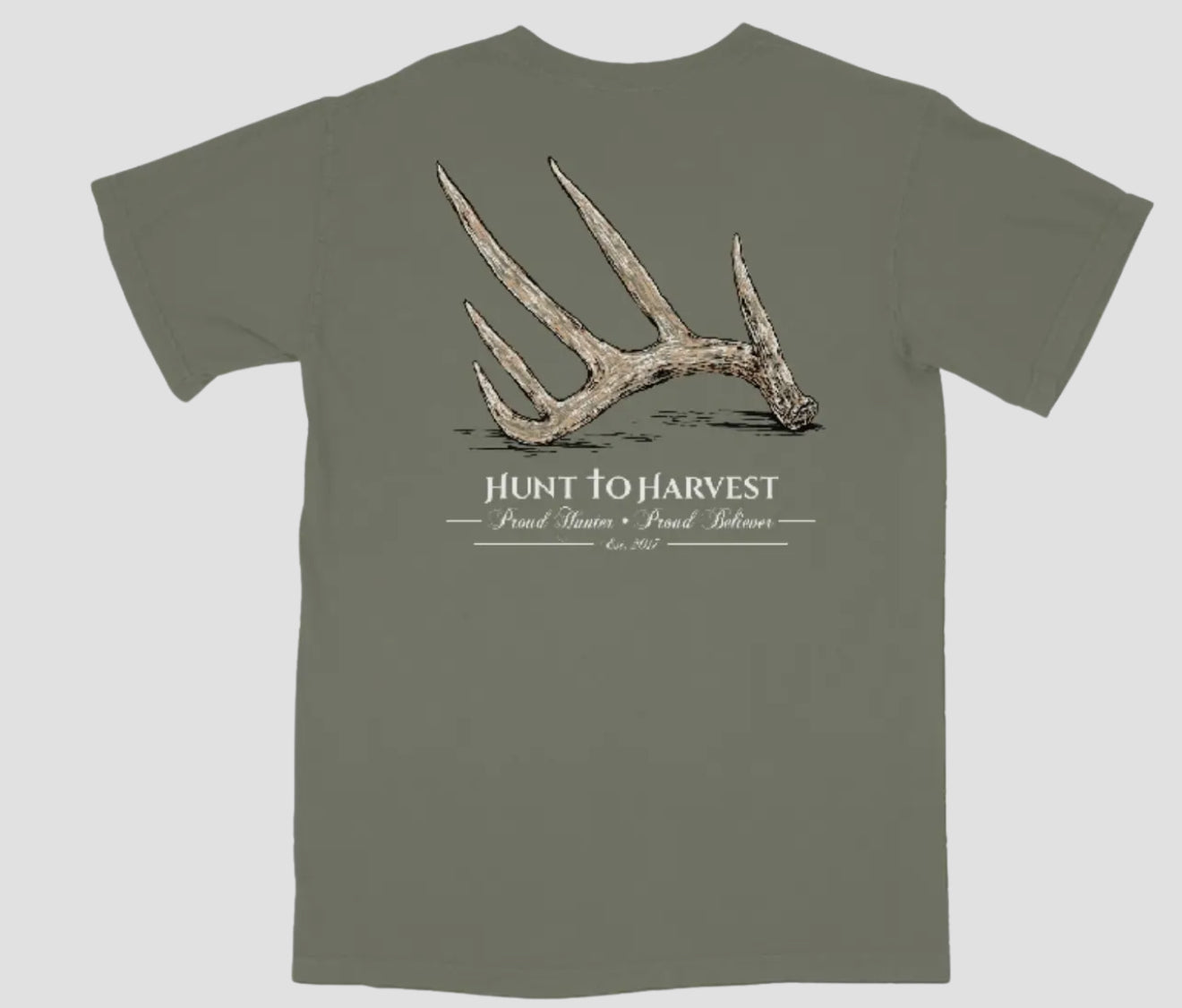 Shed Tee-Military Green