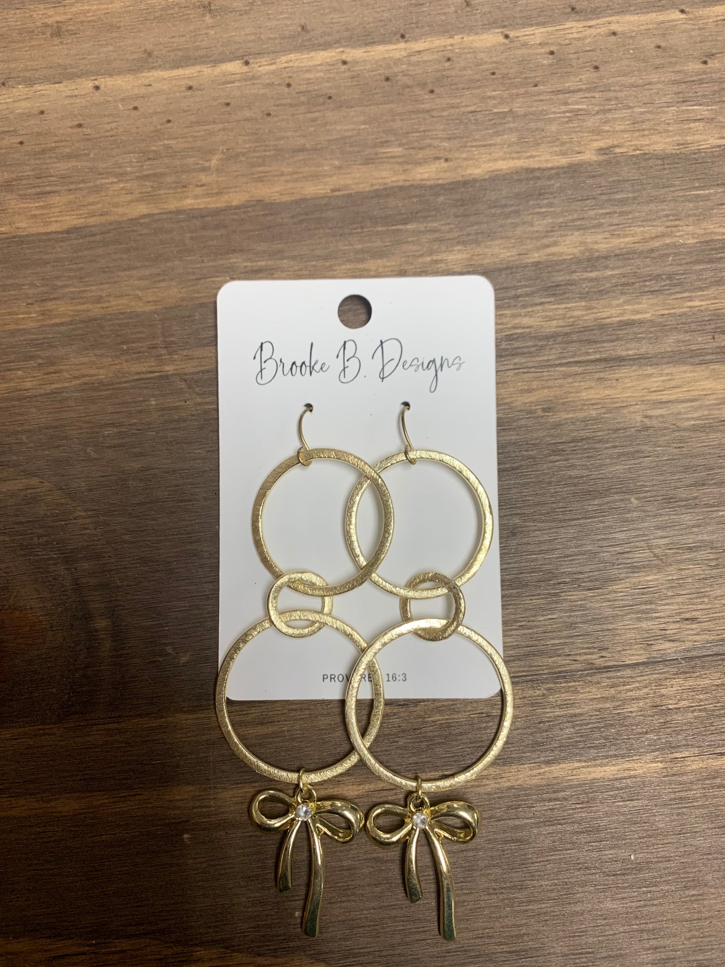 Circle Stack + Bow Earrings