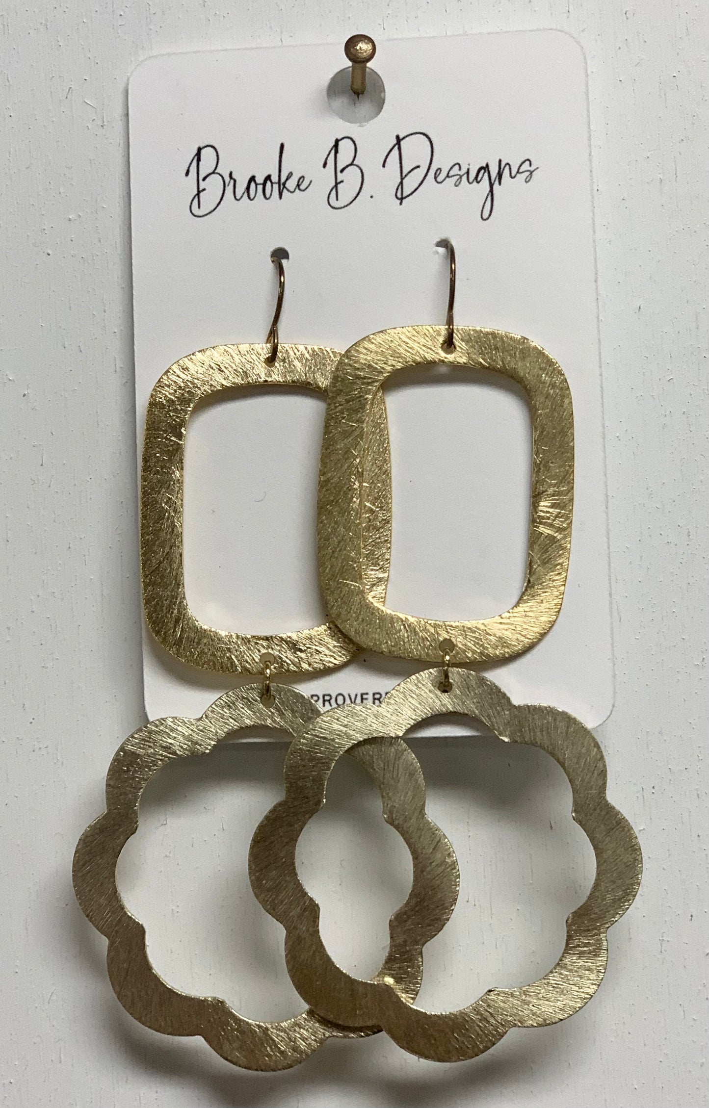 Statement Rectangle Earrings