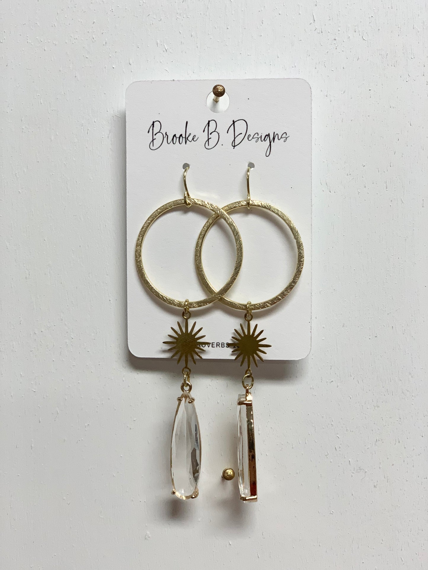 Sun Drop Diamond Earrings