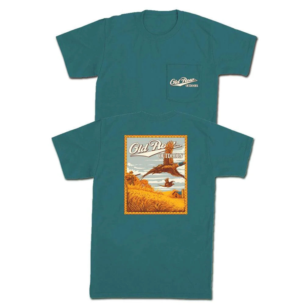 Outdoors Pheasant Hunt Pocket Tee