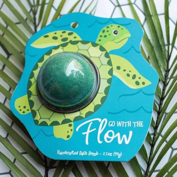Go With the Flow Sea Turtle Clamshell Bath Bomb