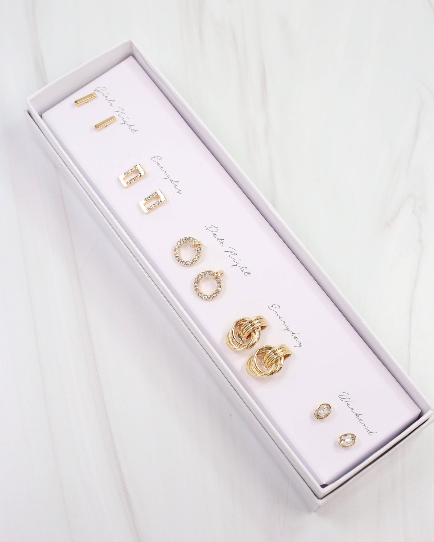 Sutton Earring Set Gold: Default