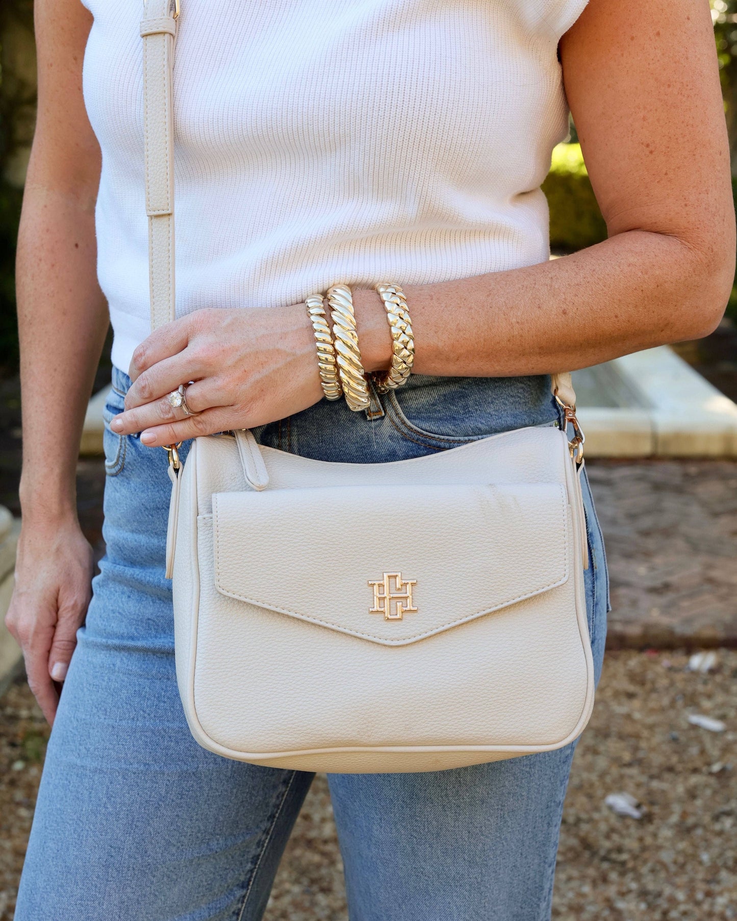 Lainey Crossbody Cream