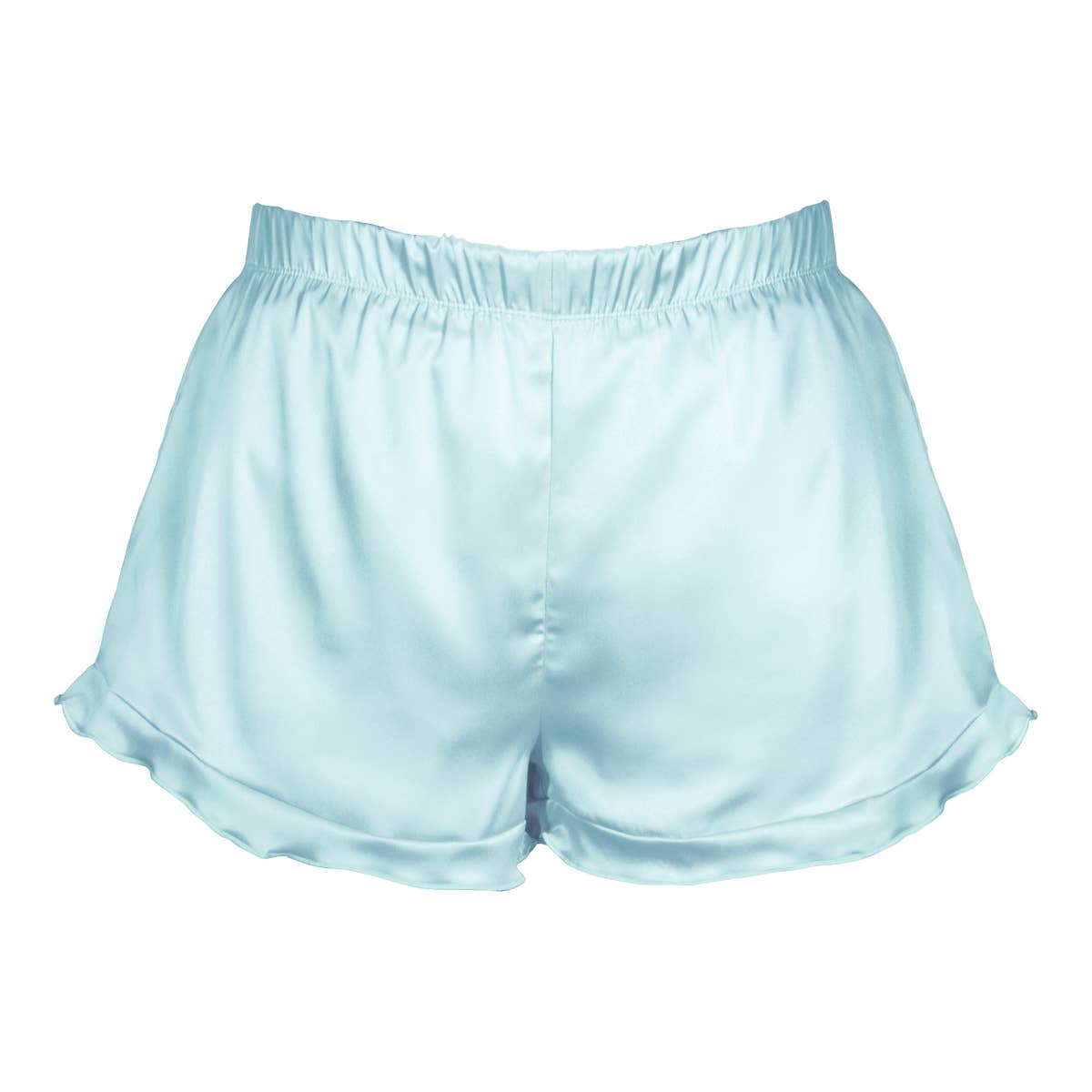 Sea Glass Satin Pajama Shorts
