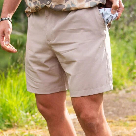 Everyday Shorts - Cobblestone Khaki - Duck Hunt Pocket