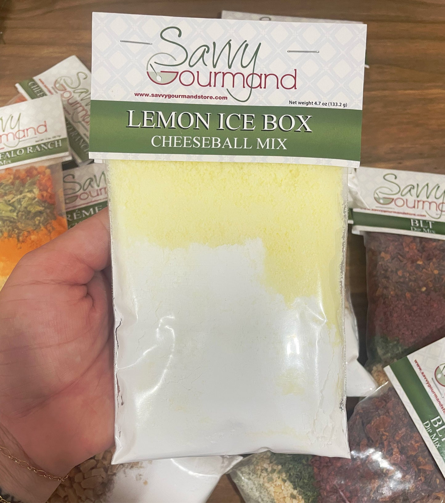 Lemon Ice Box Cheeseball Mix