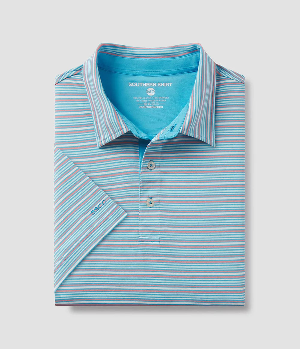 Sawgrass Striped Polo (Marina)