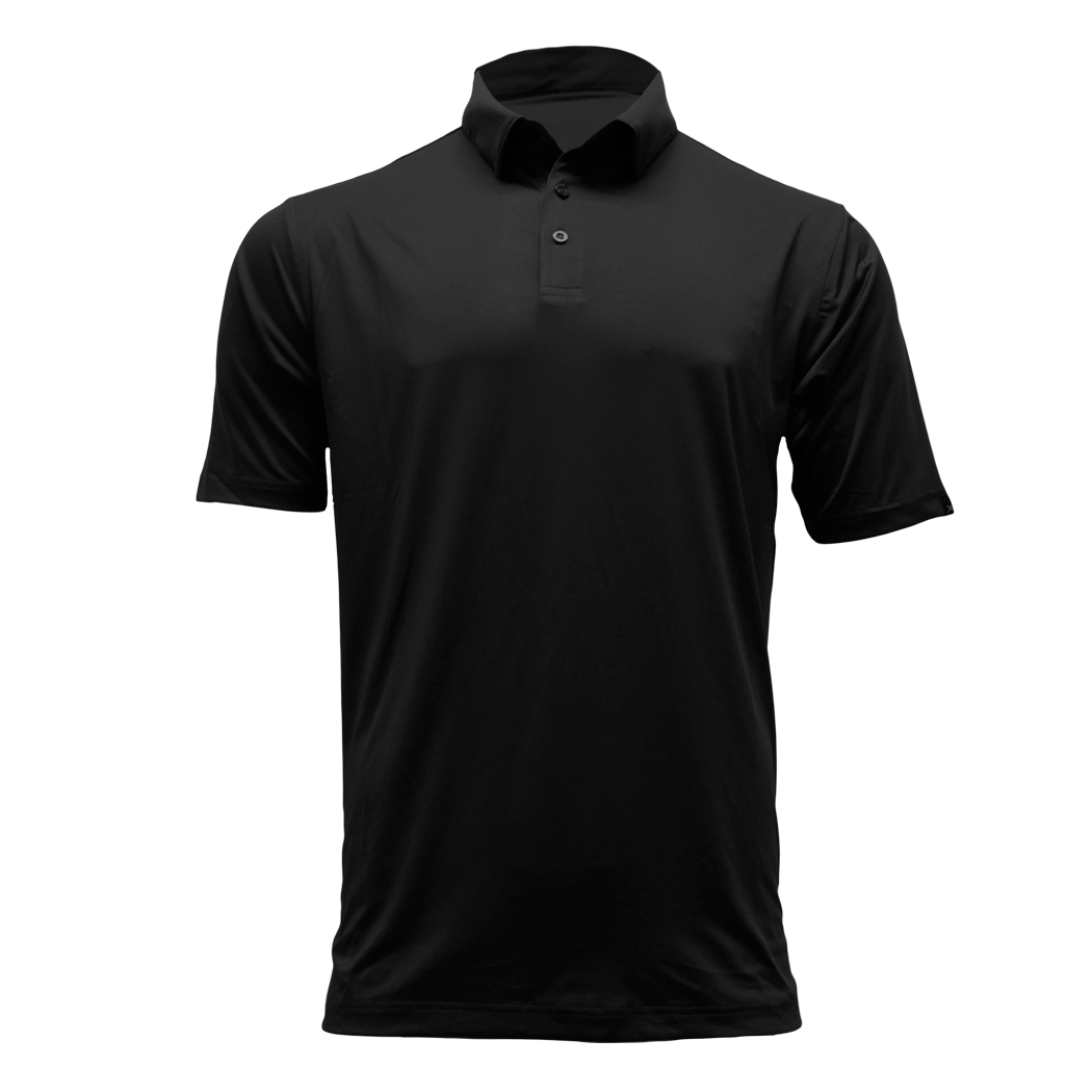 Solid Performance Polo (Black)