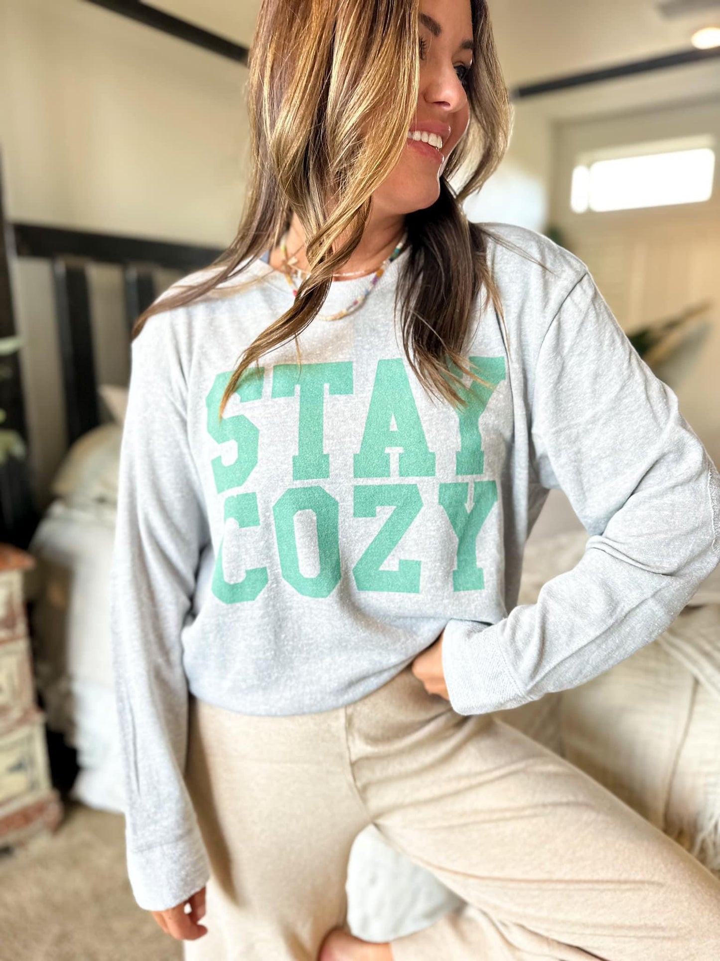 Stay Cozy French Terry Sweatshirt