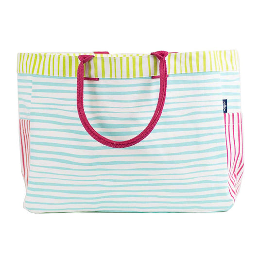 Fiji Stripe Durham Tote (White/Multi)