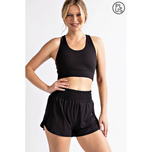 Butter Fabric Shorts (Black)