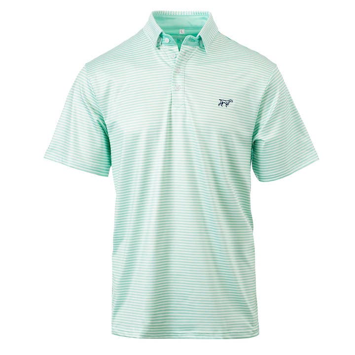 The Marshall Polo (092): Lime/White