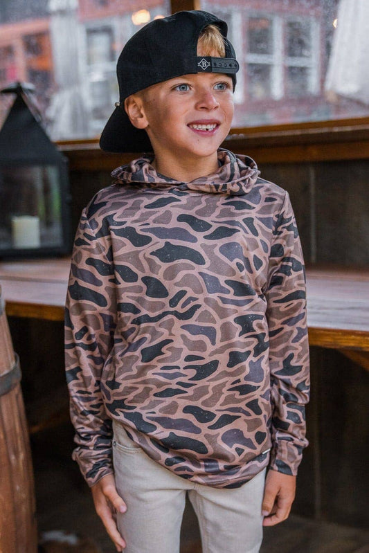 Boy's Performance Hoodie - Gauge Camo