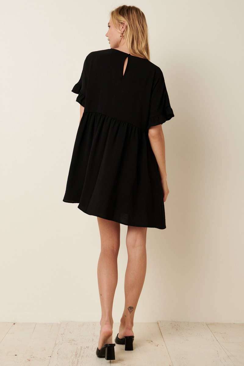 The Lacy Airflow Dress (Black)