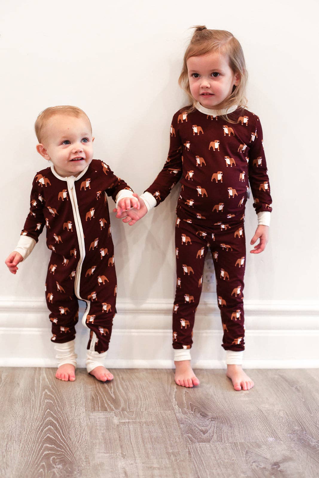 Bulldog 2 Piece Bamboo Pajama Set