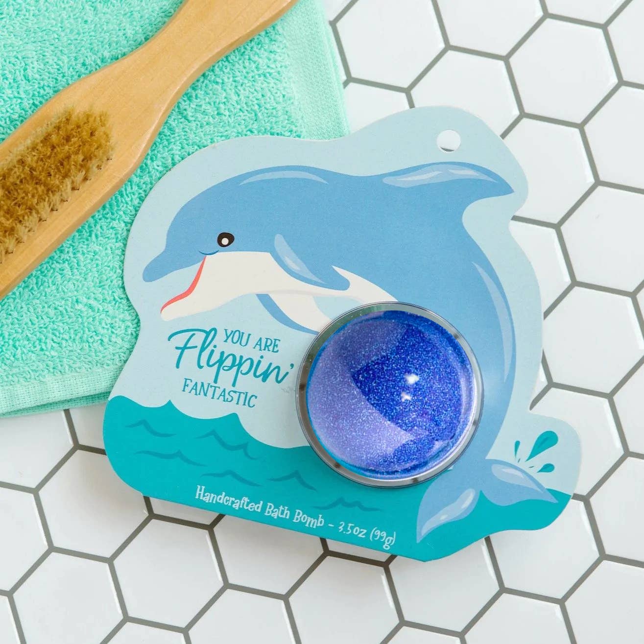 You are Flippin' Fantastic Dolphin Clamshell Bath Bomb