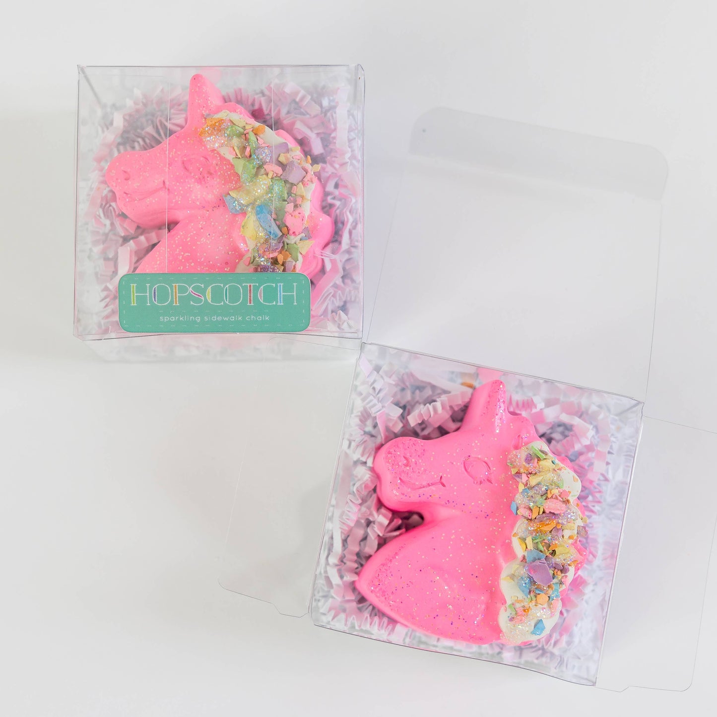 Treat Size - Pink Unicorn Sidewalk Chalk