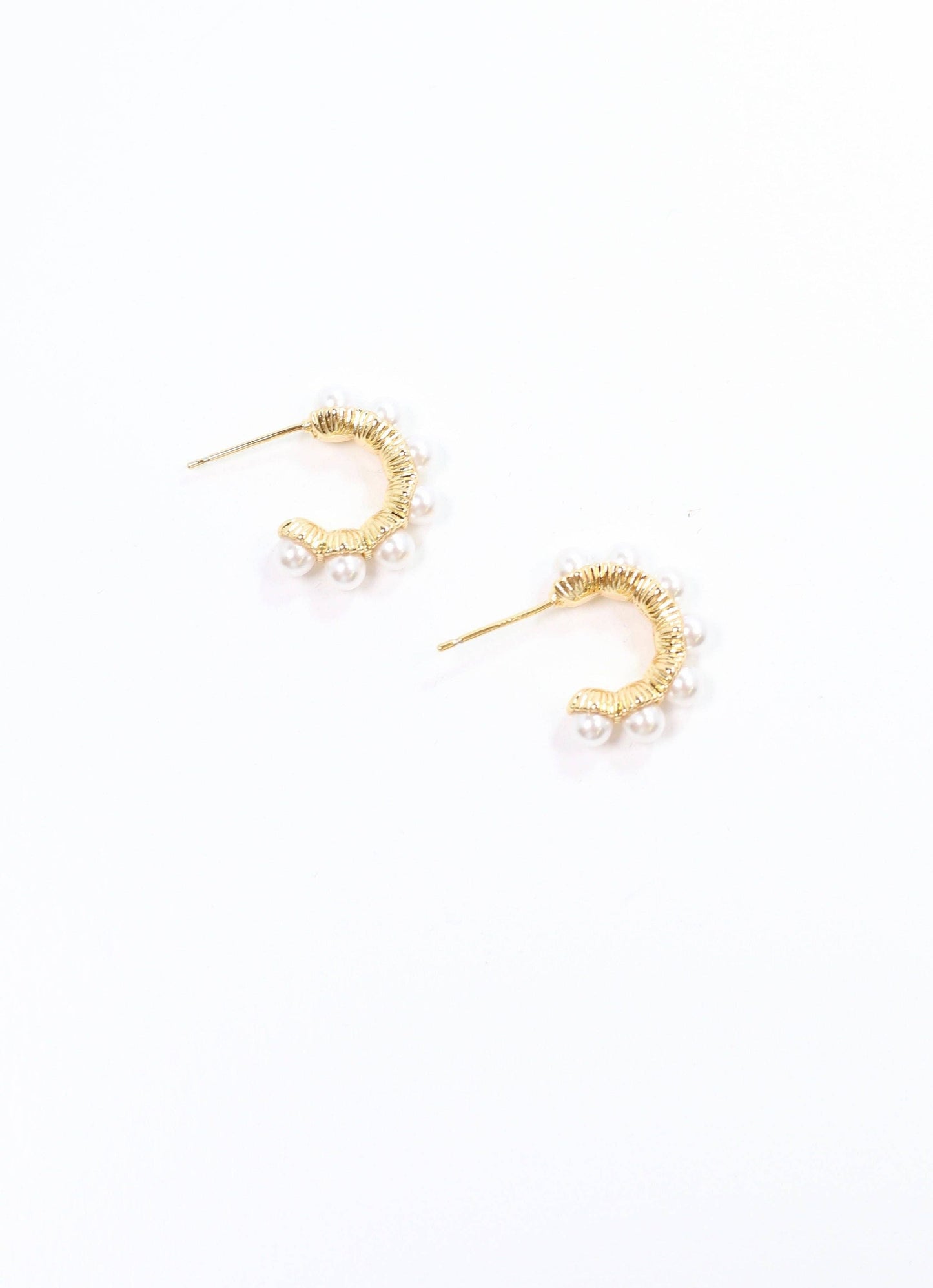 Napoleon Pearl Hoop Earrings