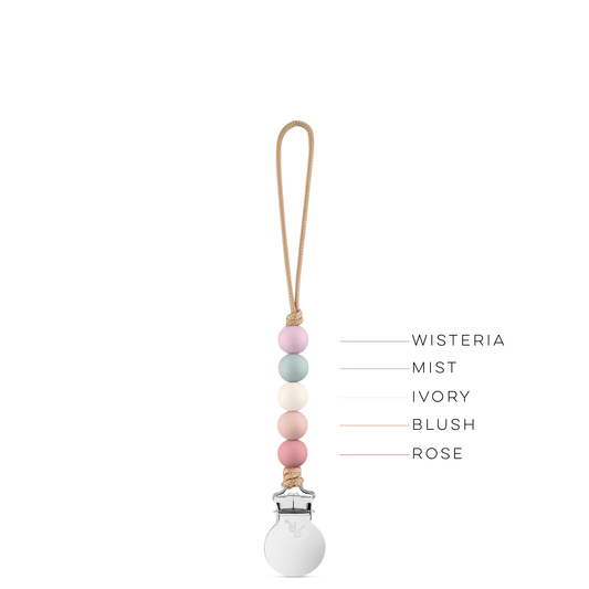 Quinn Cutie Clip (Pacifier Clip): Blossom
