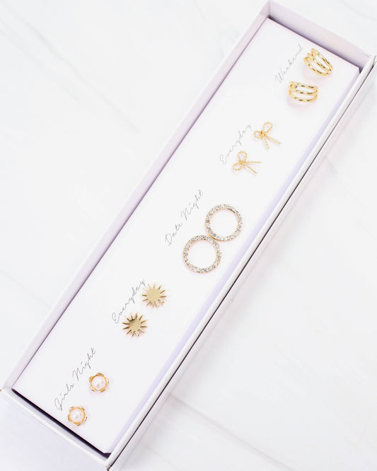 Sutherland Earring Set Gold