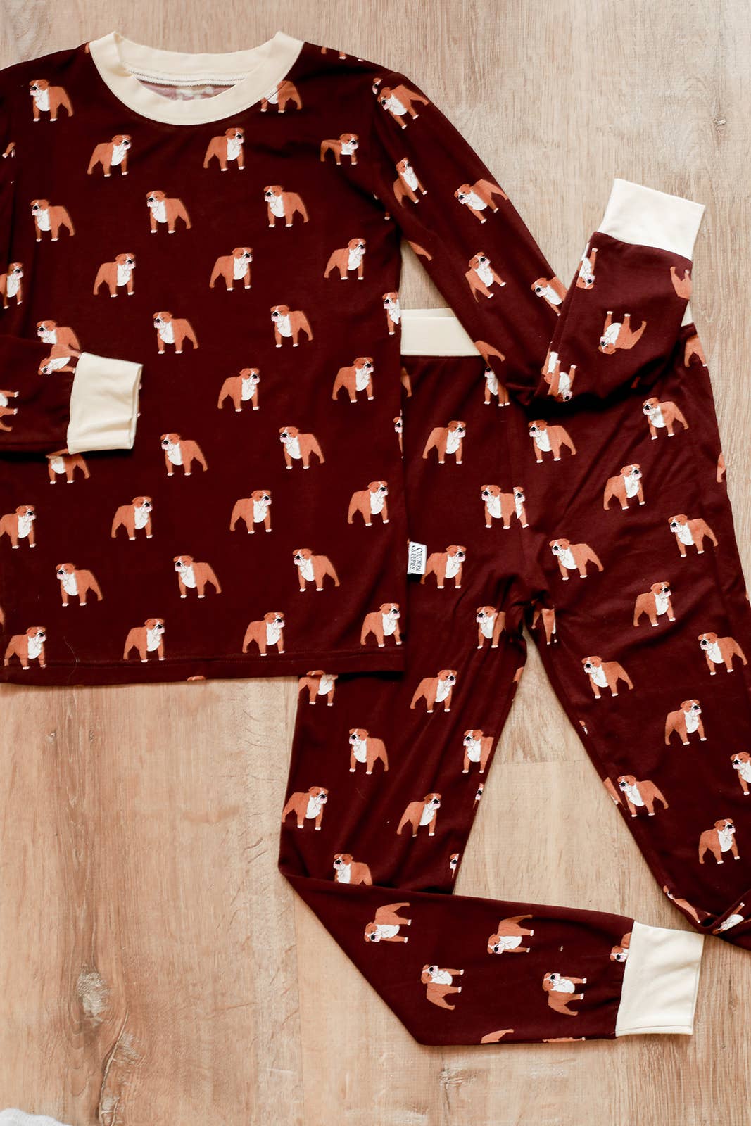 Bulldog 2 Piece Bamboo Pajama Set