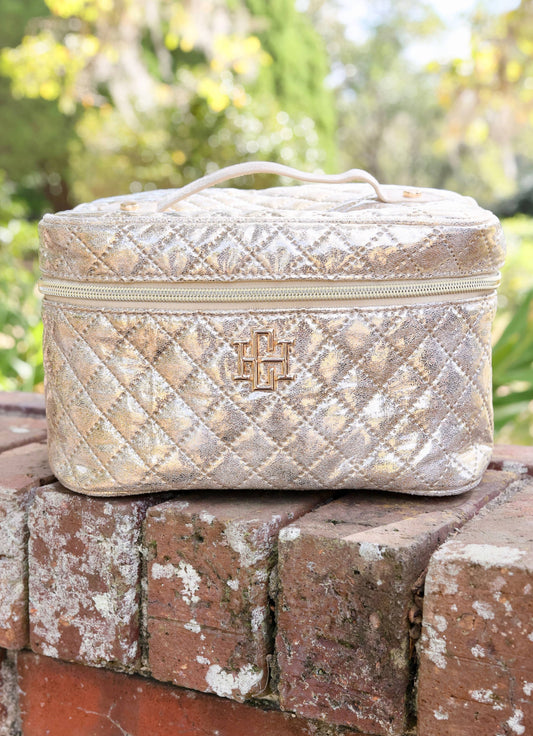 Hampton Train Case (Champagne Pop)