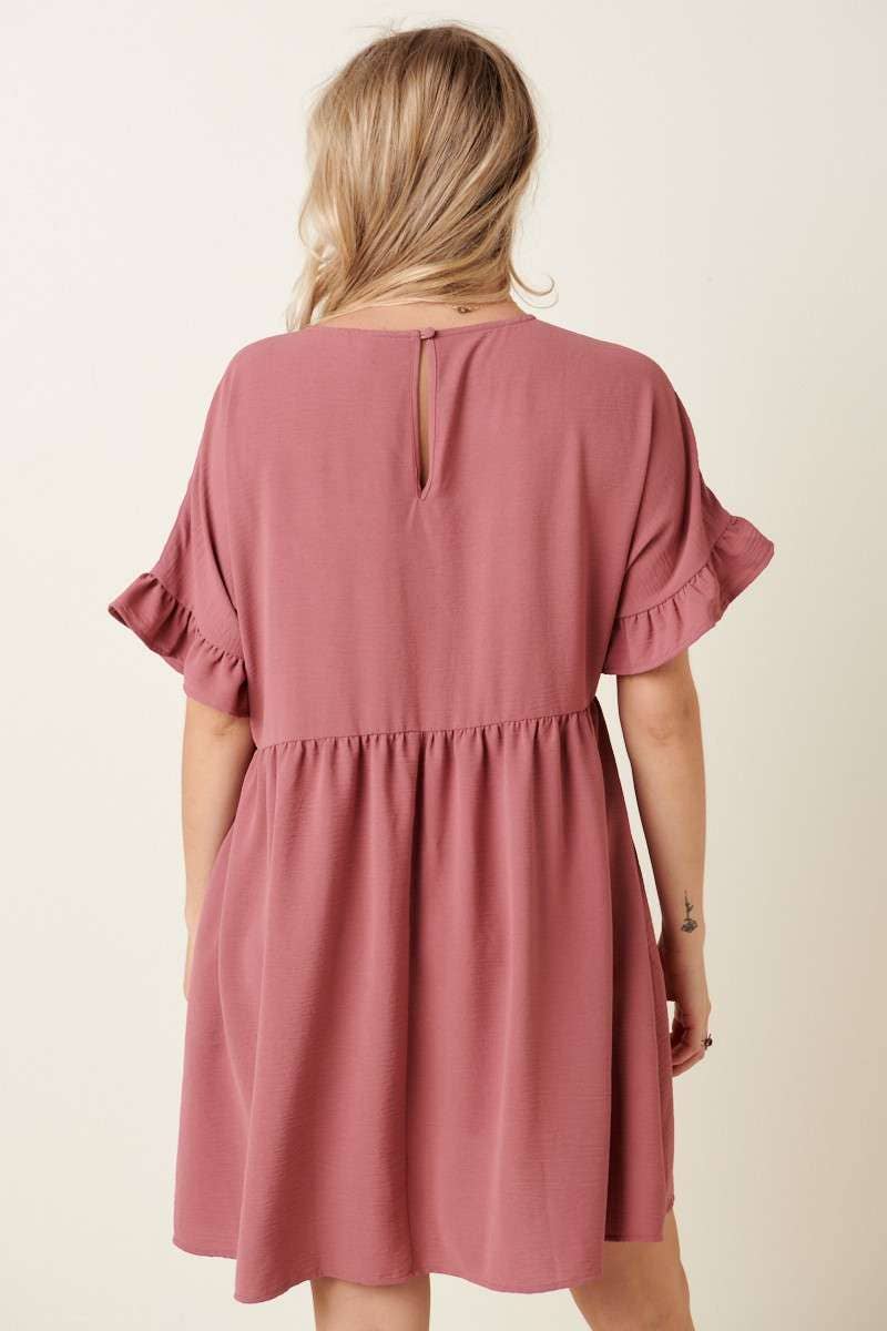 Airflow Dolman Dress (Mulberry)