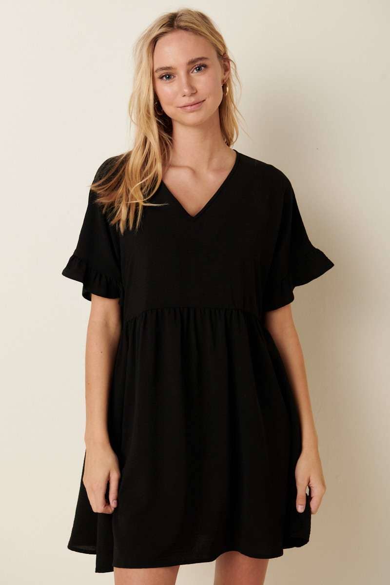 The Lacy Airflow Dress (Black)