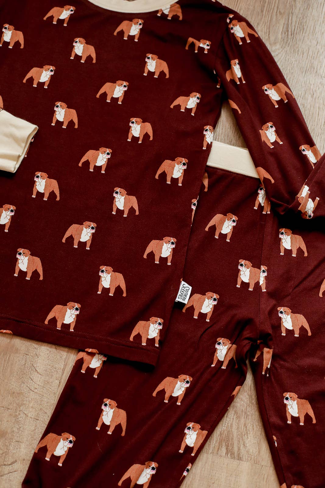 Bulldog 2 Piece Bamboo Pajama Set