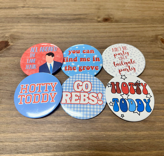 Ole Miss Buttons