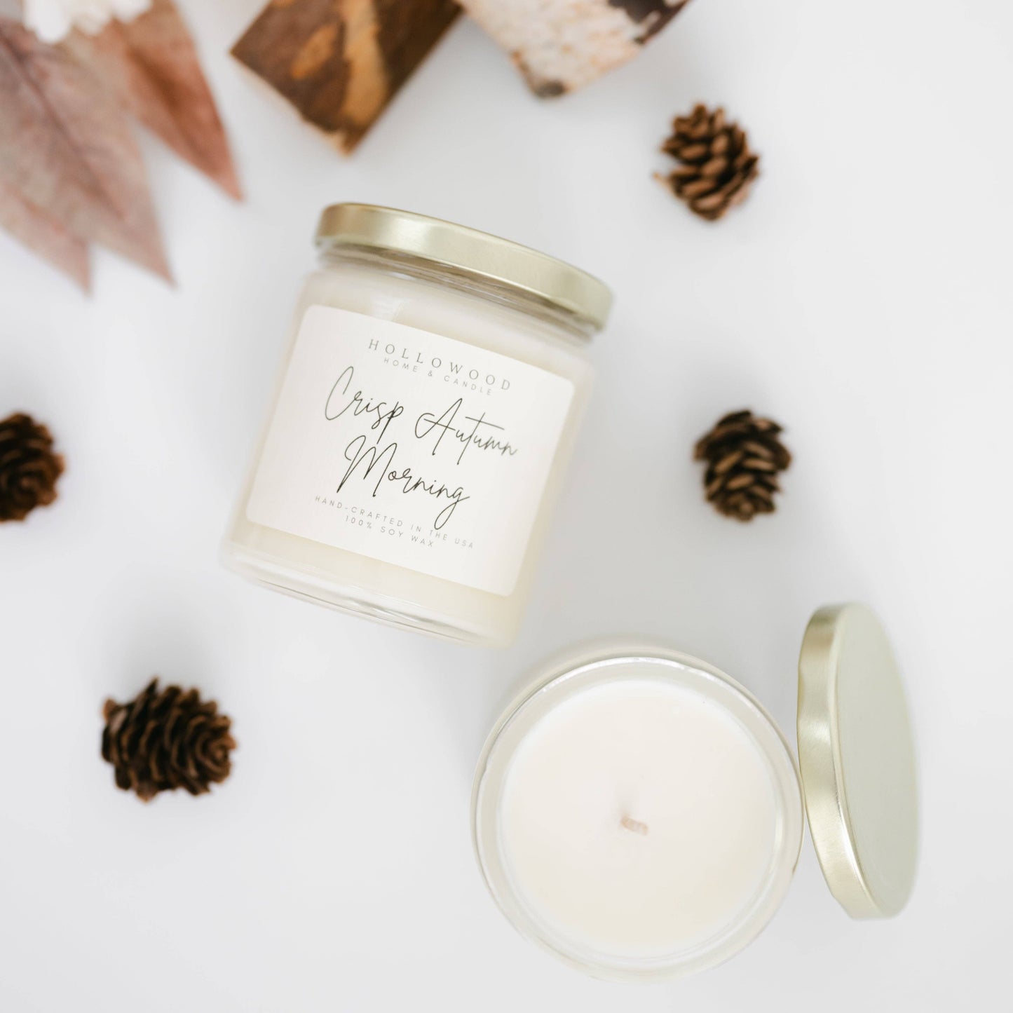 CRISP AUTUMN MORNINGS | FALL | 8 OZ CANDLE: 8 OZ