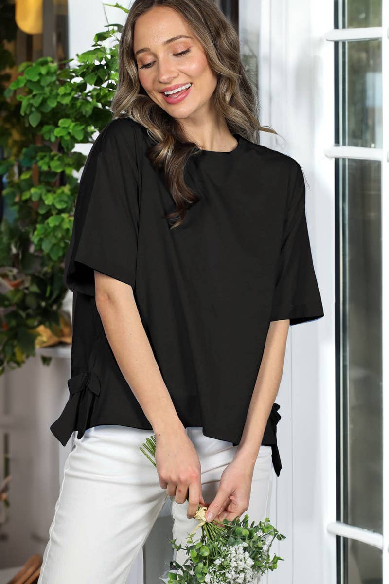 Bow Top in Black