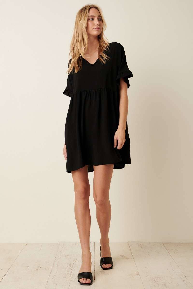 The Lacy Airflow Dress (Black)