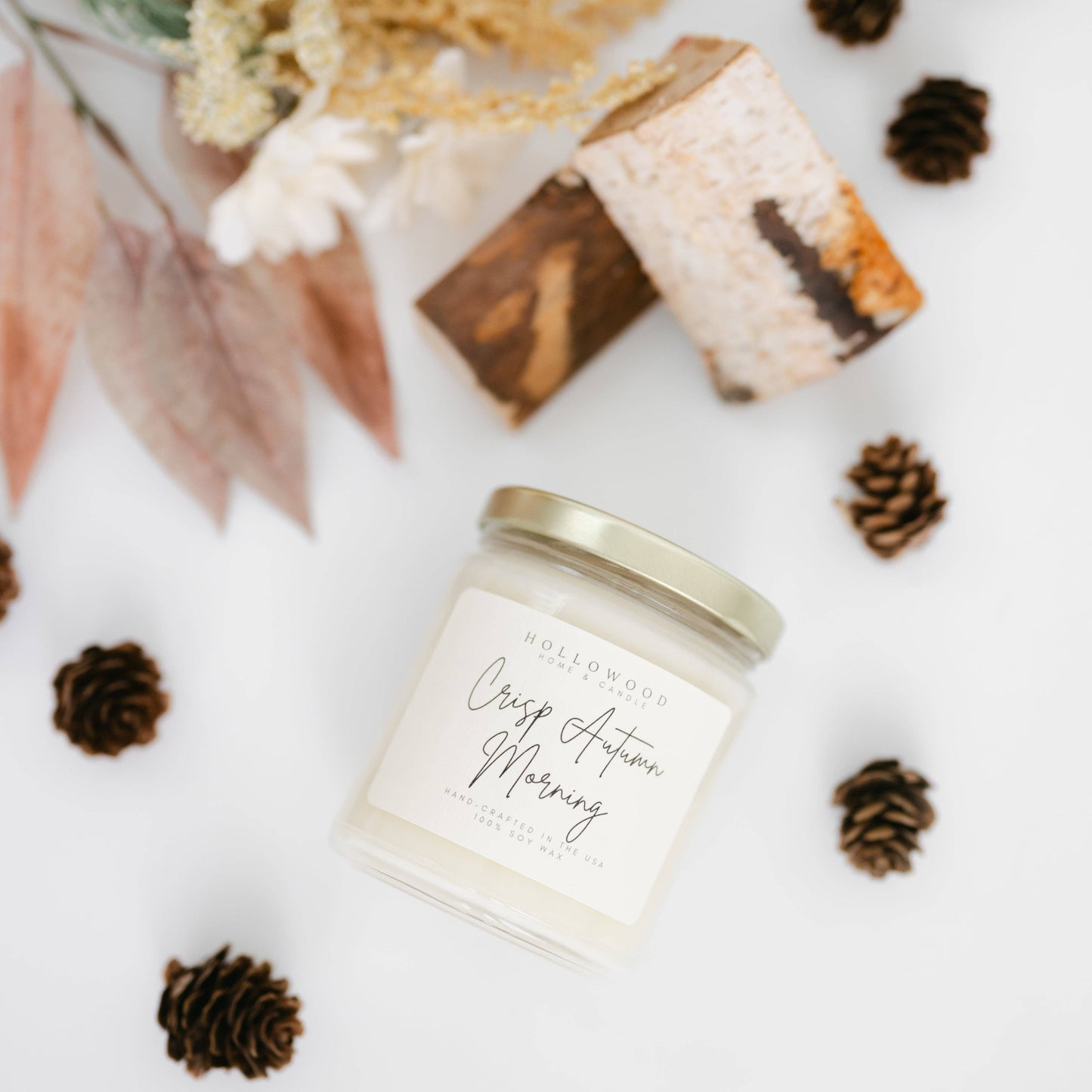 CRISP AUTUMN MORNINGS | FALL | 8 OZ CANDLE: 8 OZ