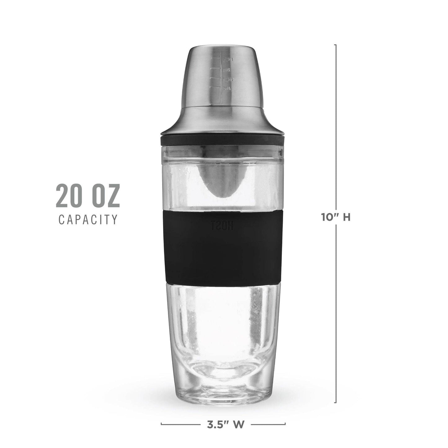 Cocktail Shaker FREEZE in Black