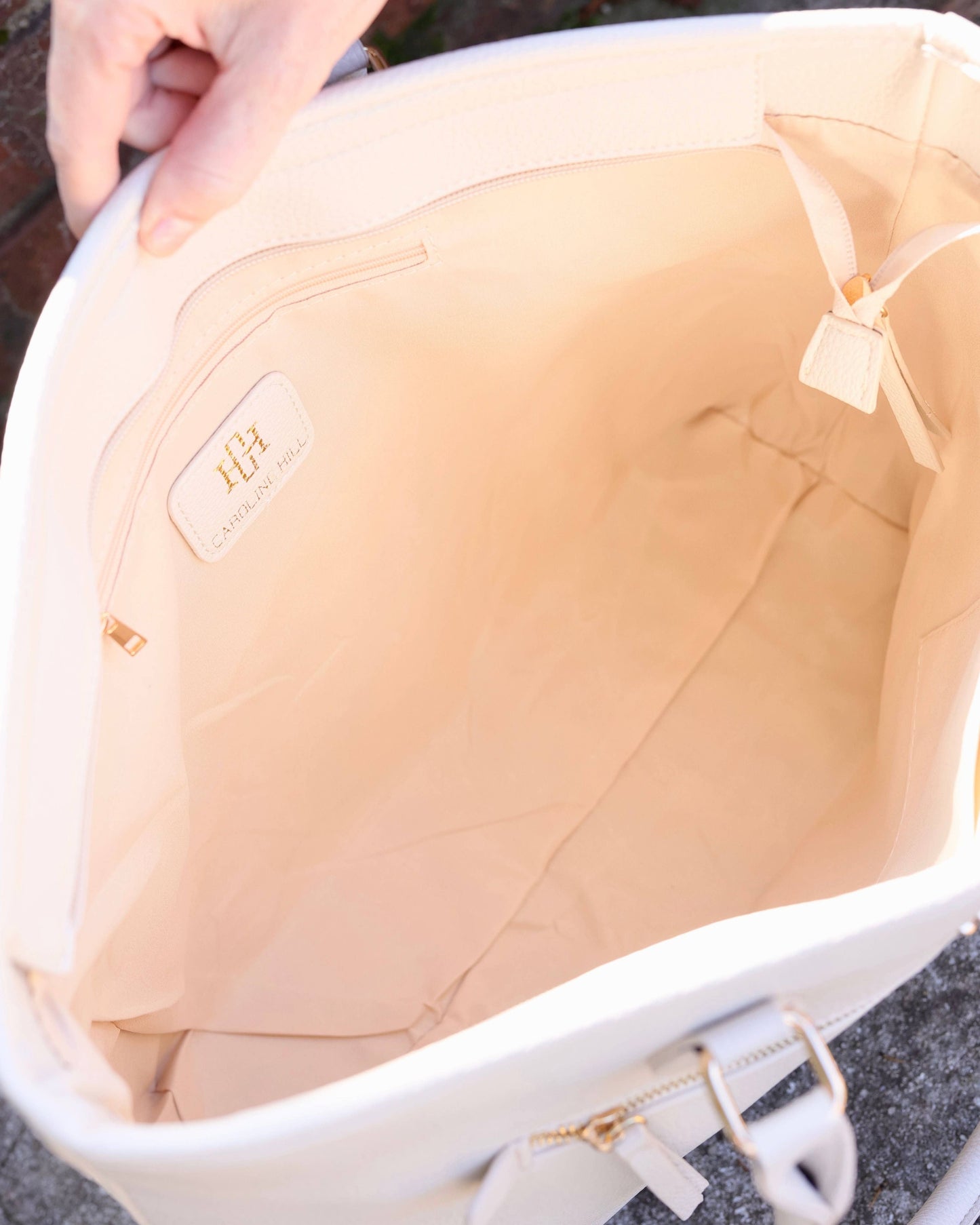 Jayden Tote Cream: Default