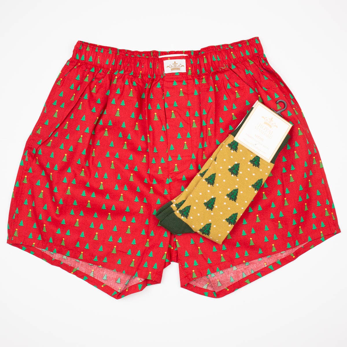 Men's Christmas Boxers   Red/Green