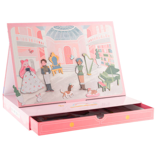 Magnetic Scene Drawer Toy Set for Kids: Princess